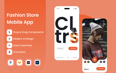 Culture - App mobile del negozio di moda