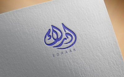 Елегантний дизайн логотипу арабської каліграфії-Edraak-043-24-Edraak