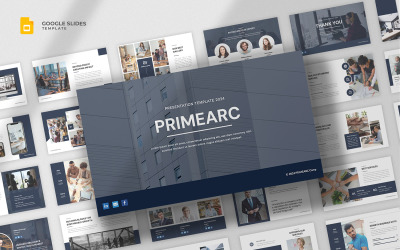 Primearc - Modèle de diapositives Google de profil d&amp;#39;entreprise