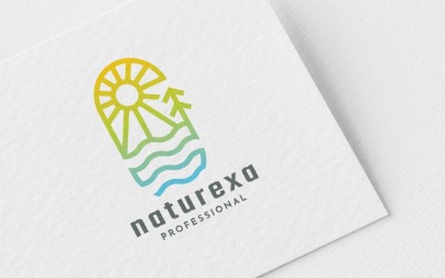 Шаблон логотипа Naturexa Pro