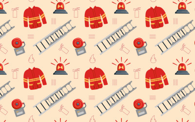 Tűzoltó varrat nélküli mintát