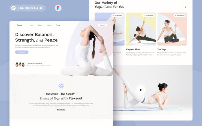 FlexSoul - Yoga Landing Page