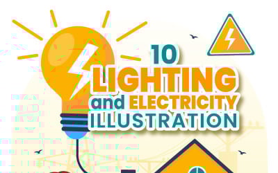 10 Illustration de l’éclairage et de l’énergie électrique