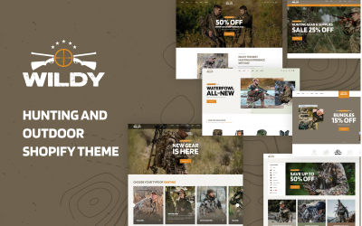 Ap Wildy — motyw Shopify o tematyce łowieckiej i outdoorowej