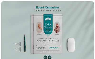 Flyer voor organisator van Ramadan-evenementen