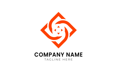 Modello di progettazione logo aziendale minimalista