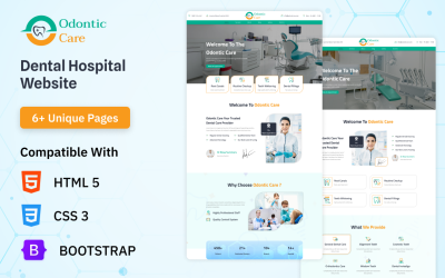 Odontice Care HTML5 Bootstrap-Website-Vorlage