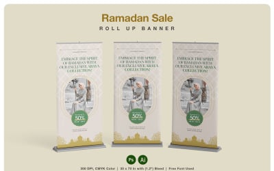 Ramadán prodej Roll Up Banner