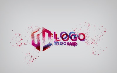 Renkler Logo Mockup Şablonu