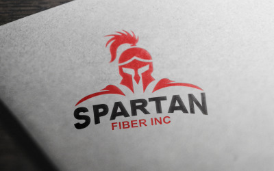 Modèle de logo Spartan Fiber Inc
