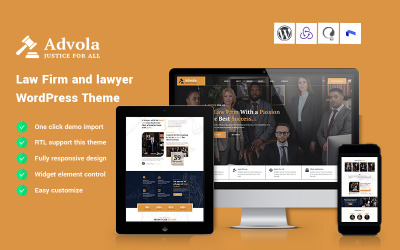 Advola - Advocatenkantoor en advocaat WordPress-thema