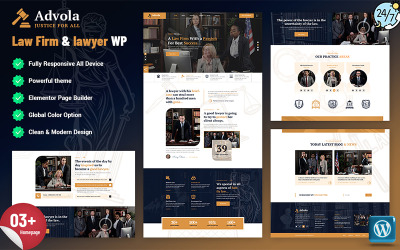 Advola – Ügyvédi Iroda és ügyvéd WordPress téma