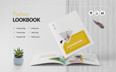 Fashion Lookbook Template - 16 Pages