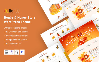 Honbe - Honey Store WordPress-tema