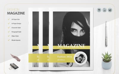 InDesign Moda Dergisi Şablonu