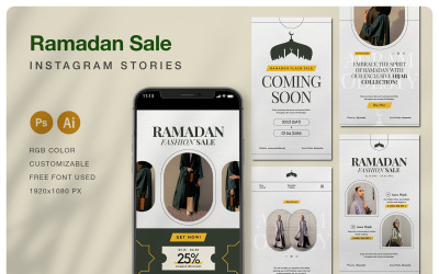 Storia di Instagram sulla moda del Ramadan