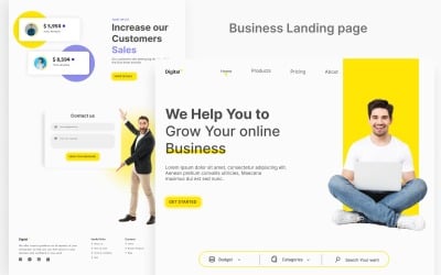 Business Landing page Ui Kits