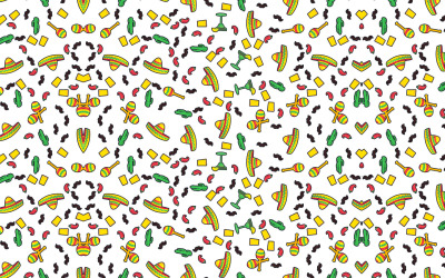 Modello vettoriale Cinco De Mayo