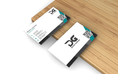 Plantilla de tarjeta de presentación elegante con diseño personalizable
