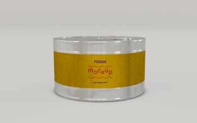 Food Tin Can Mockups PSD 05