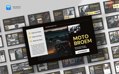 Motobroem - 摩托车主题演讲模板