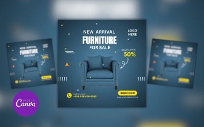 Безкоштовний шаблон дизайну Canva для продажу меблів
