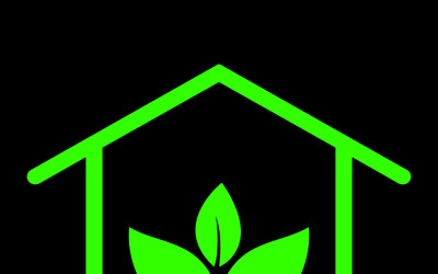 Onroerend goed huis Logo ontwerp