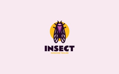 Insect Simple Mascot Logo 2