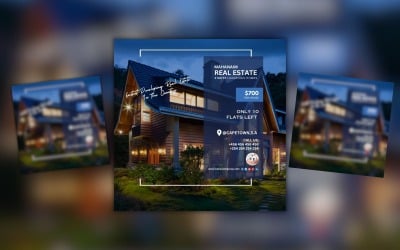 Modello di progettazione in tela per immobili