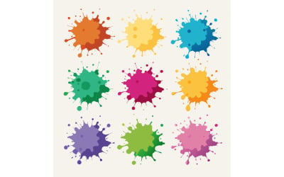 ChromaBurst - Pack de conception Dynamic Color Splash pour les graphistes et les créatifs Bundle 7