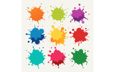 ChromaBurst - Dynamic Color Splash Design Pack voor grafische kunstenaars en creatievelingen Bundel 8