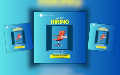Hiring Design Template Post