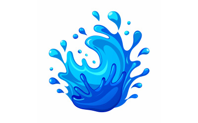 Splash Design Illustrator vektor #7