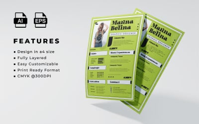 Resume and CV Template 0016
