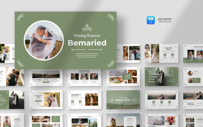 Bemaried - Keynote-sjabloon voor bruiloft