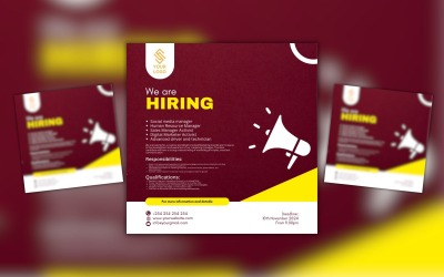 İşe Alım Canva Tasarım Şablonu