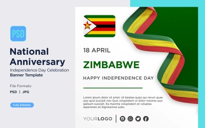 Zimbabwe nemzeti ünnepének zászlója