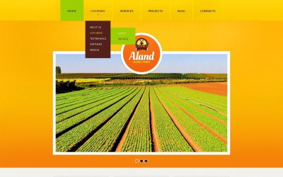 Landbouw Drupal-sjabloon