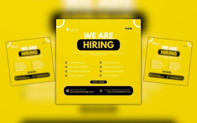 Canva-ontwerpsjabloon voor personeelstoevoeging