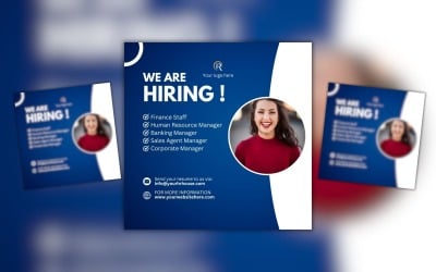 Modello di progettazione per l&amp;#39;assunzione di personale in Canva