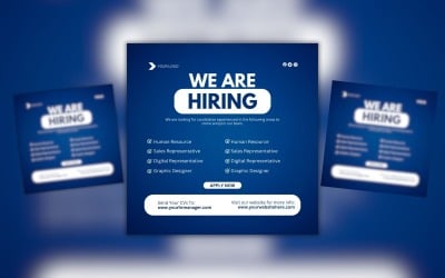 Processus de recrutement Modèle de conception d&amp;#39;embauche Canva