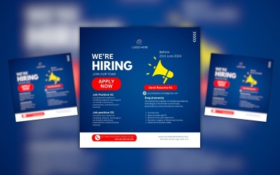 Шаблон дизайна Canva для найма сотрудников