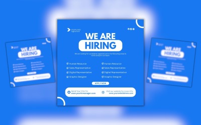 Adayları İşe Alıyoruz Canva Tasarım Şablonu