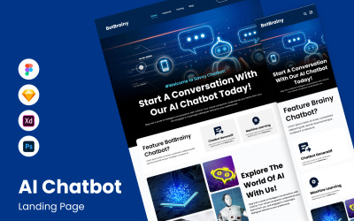 BotBrainy – KI-Chatbot-Landingpage V2