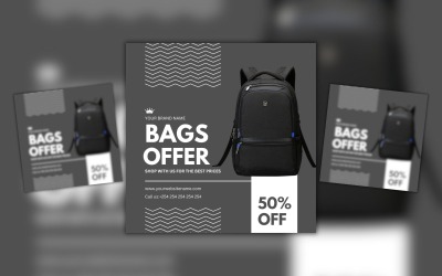Canva-Designvorlage für Taschenverkaufsangebote