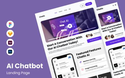 ChatChatic – vstupní stránka AI Chatbota