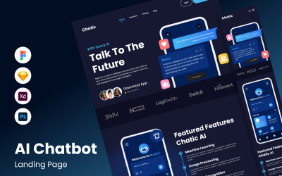 Chatic – KI-Chatbot-Landingpage V1