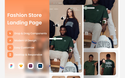 Gunma - Fashion Store Landing Page V2