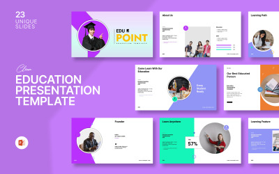 Освітній шаблон PowerPoint Clean Design 2040