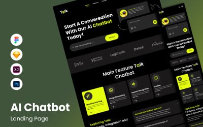 Talk - AI Chatbot Landing Page V1